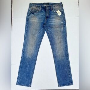 Guess Men's Faded Blue Slim Tapered Jeans